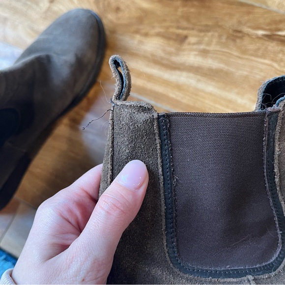 Thursday Boot Company Duchess Boot in Dark Olive Suede Size 8 - Picture 9 of 16